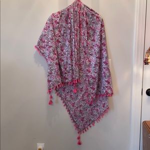 Liberty of London Target Floral long wrap/shawl.